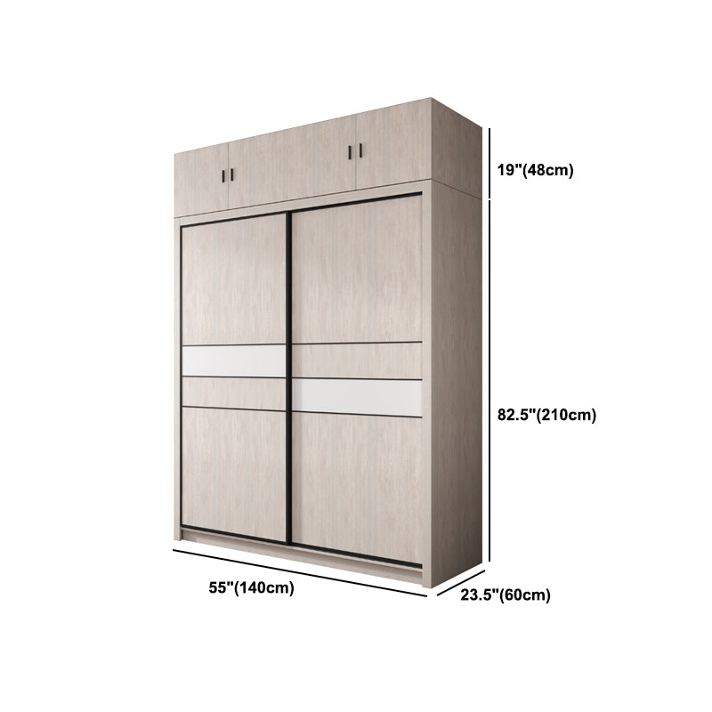 Modern Sliding Wardrobe Closet With Drawer Wooden Wardrobe Armoire