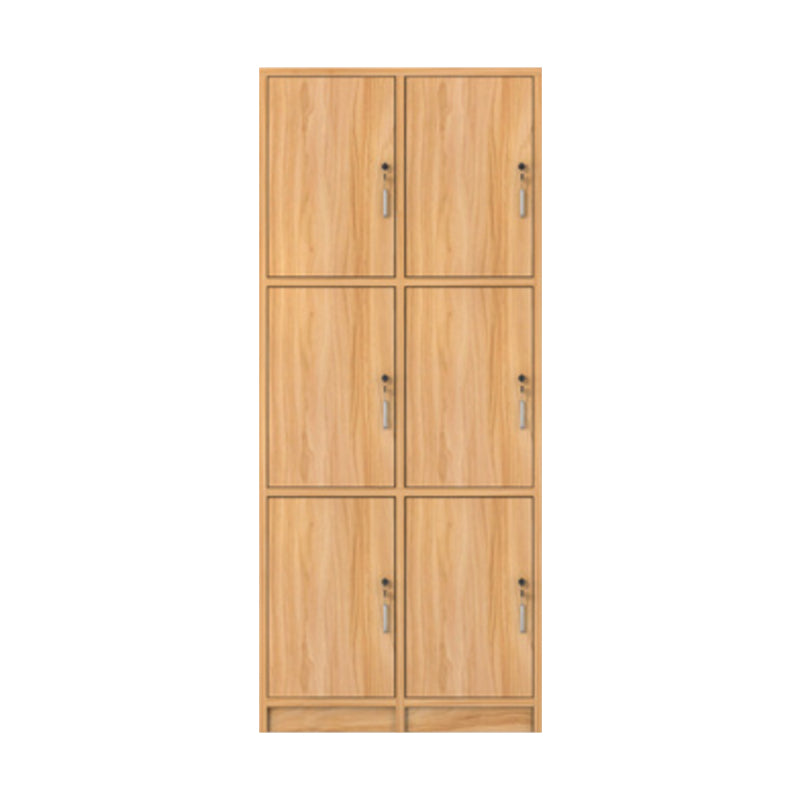 Manufactured Wood Light Wood Finish Cabinet Modern Storage Cabinet with Hinged Door