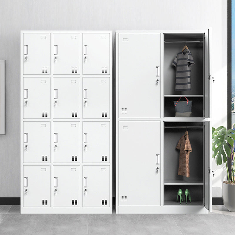 Steel Storage Cabinet for Bathroom Contemporary Cabinet with Hinged Door