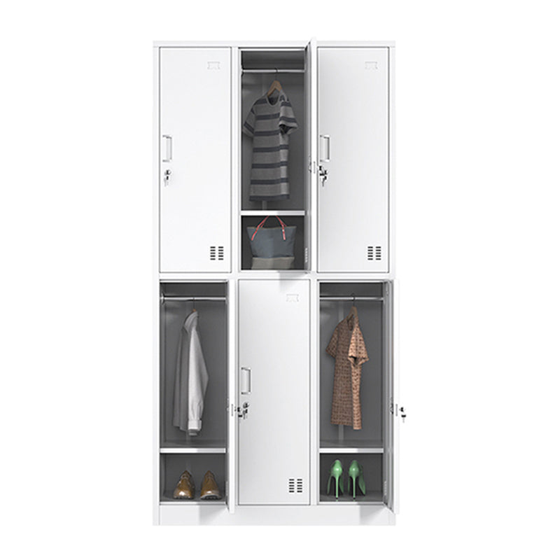 Steel Storage Cabinet for Bathroom Contemporary Cabinet with Hinged Door