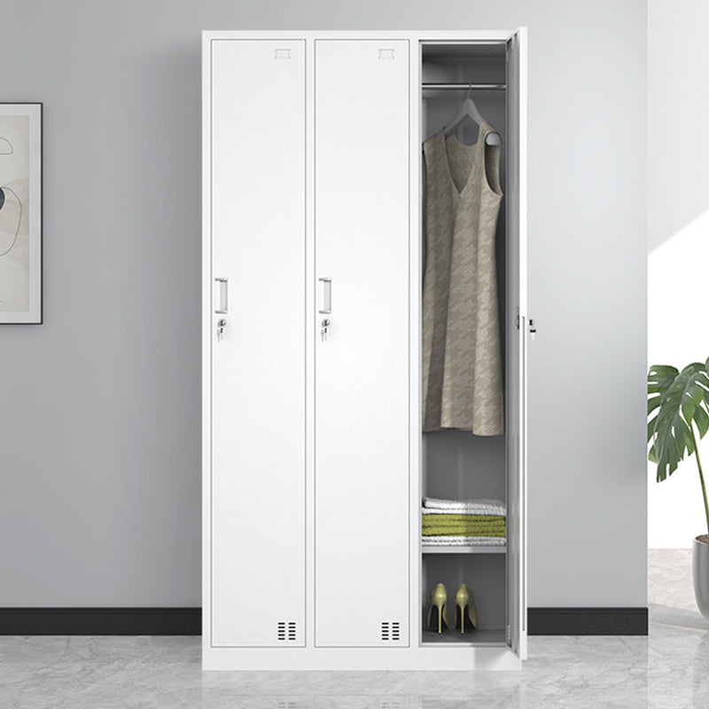 Steel Storage Cabinet for Bathroom Contemporary Cabinet with Hinged Door