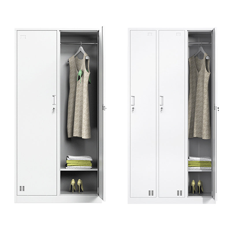 Steel Storage Cabinet for Bathroom Contemporary Cabinet with Hinged Door