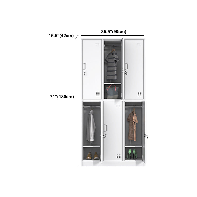 Steel Storage Cabinet for Bathroom Contemporary Cabinet with Hinged Door