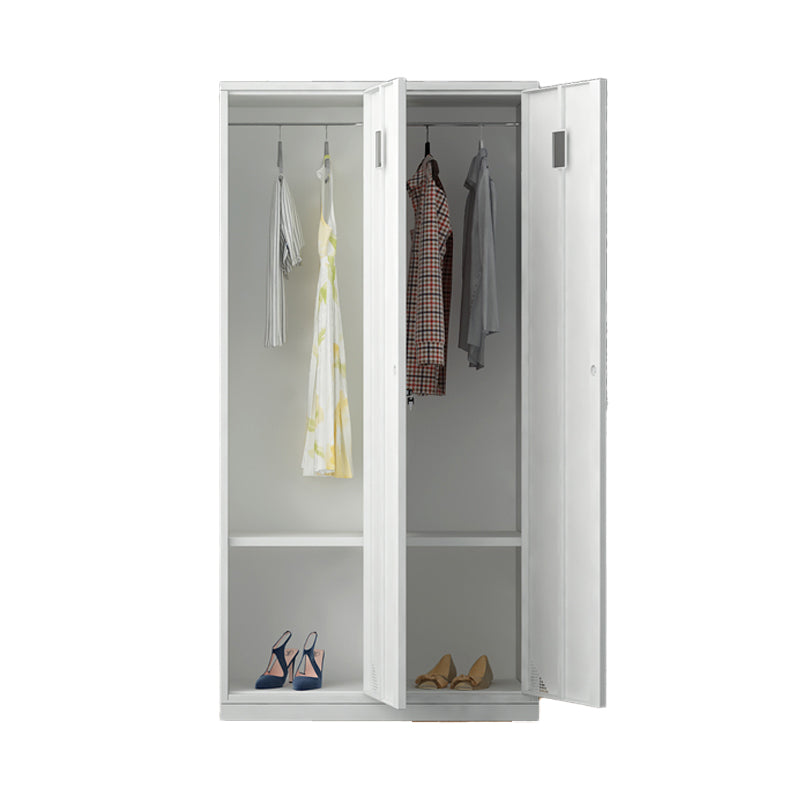 Contemporary Interior Storage Cabinet Gray Cabinet with Metal Door