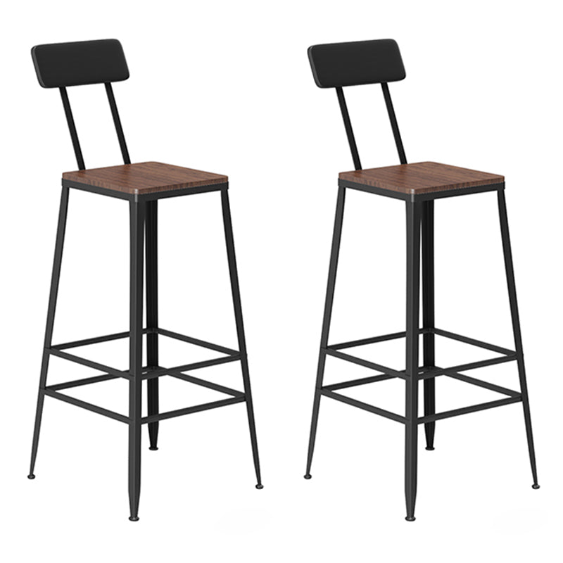 Industrial 1/2/5/9 Pieces Bar Table Set Rectangle Pine Wood Counter Table with High Stools