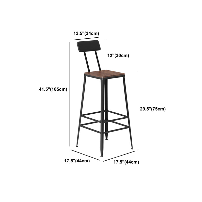 Industrial 1/2/5/9 Pieces Bar Table Set Rectangle Pine Wood Counter Table with High Stools