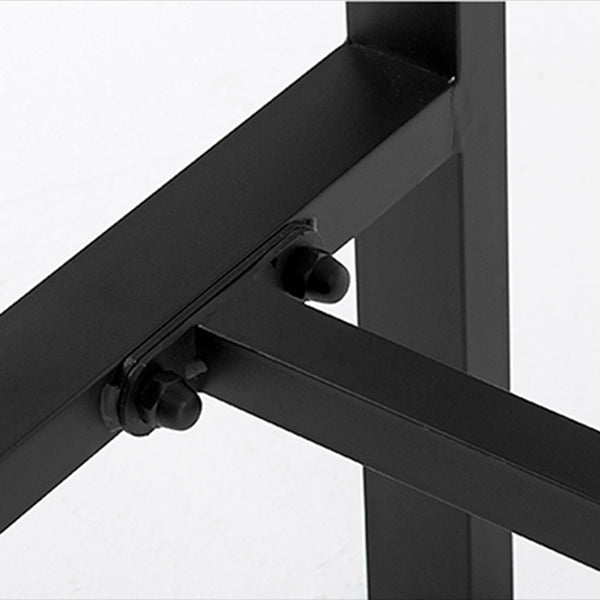 Industrial Rectangle Solid Wood Bar Table Set 1/5 Pieces Counter Table with High Stools