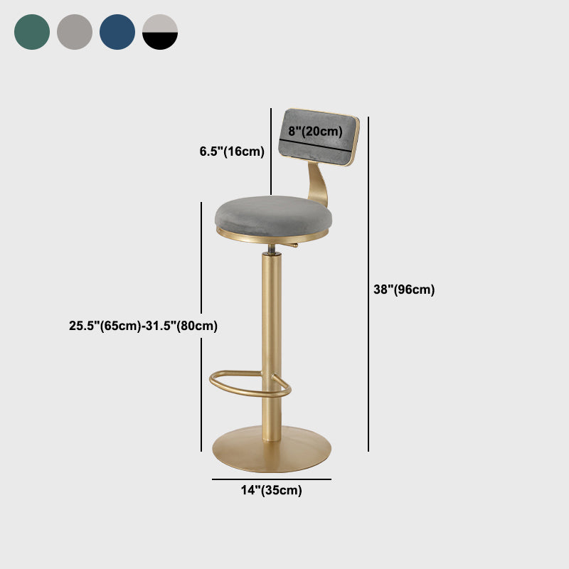 Glam Bar Stool and Table Set 1/2/3 Pcs Sintered Stone Bar Table with Adjustable Bar Stool