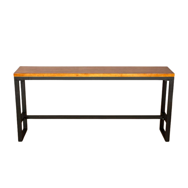 Industrial 1/5/7/9 Pieces Bar Table Set Rectangle Pine Wood Counter Table with High Stools
