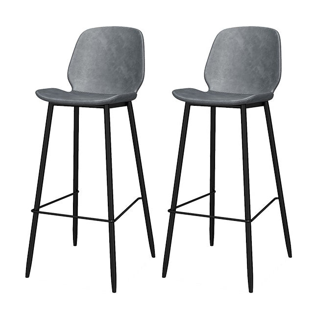 Contemporary Bar Table Set 1/2/3 Pcs Stone Bar Table and Stools with Metal Base