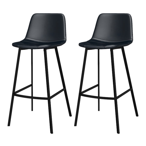 Contemporary Bar Table Set 1/2/3 Pcs Stone Bar Table and Stools with Metal Base