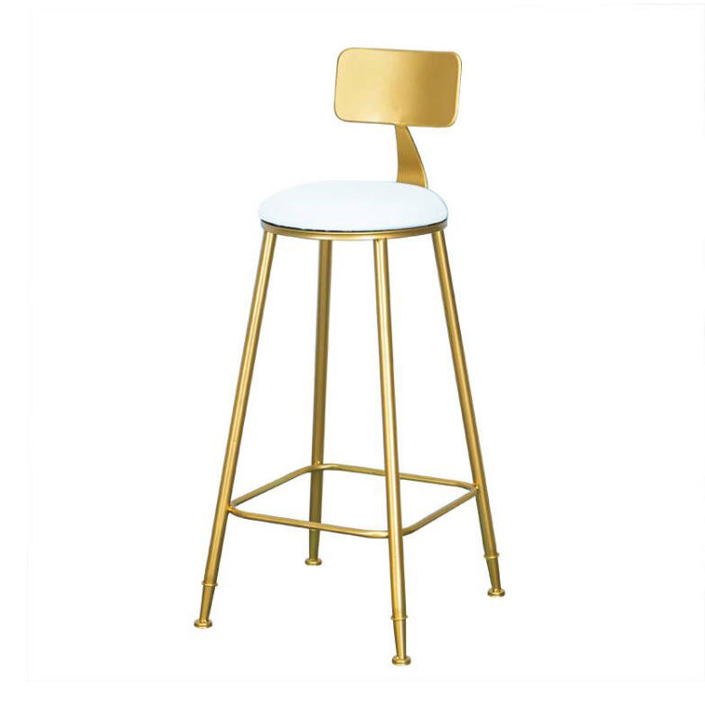 Luxurious Rectangle Marble Bar Table Set 1/3 Pieces Counter Table with High Stools