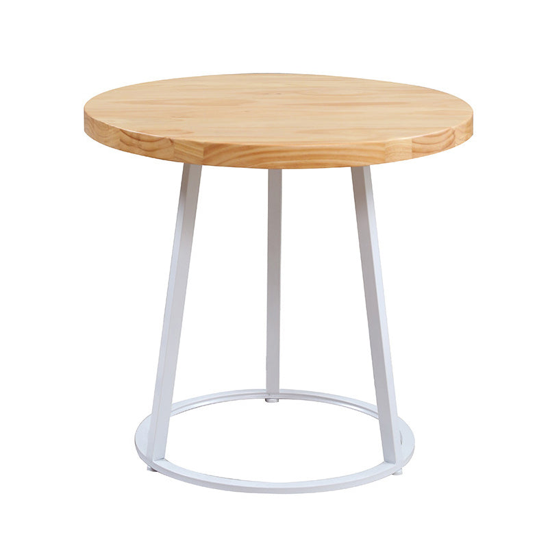 Modern Style Round Solid Wood Dining Set 1/2/3/4/5 Pieces Dining Set for Dining Areas