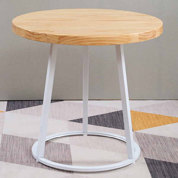 Modern Style Round Solid Wood Dining Set 1/2/3/4/5 Pieces Dining Set for Dining Areas