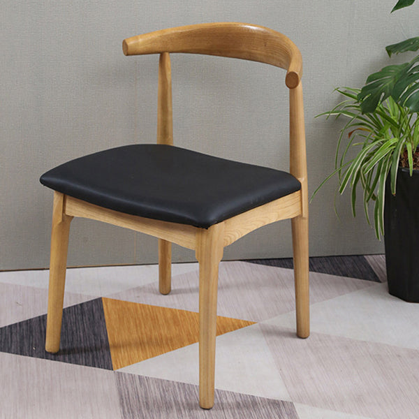 Modern Style Round Solid Wood Dining Set 1/2/3/4/5 Pieces Dining Set for Dining Areas