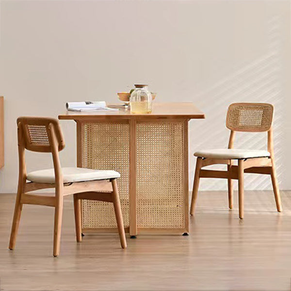 Modern Solid Wood Dining Set 1/2/3/4/5 Pieces Dining Furniture