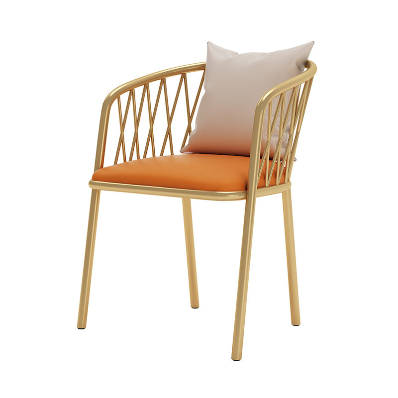 Glam Sintered Stone Dining Table Set Round 1/3/4/5 Pieces Dining Set for Home Use