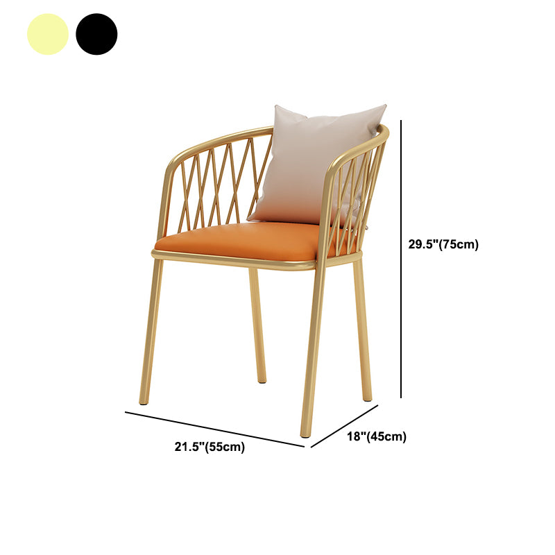 Glam Sintered Stone Dining Table Set Round 1/3/4/5 Pieces Dining Set for Home Use