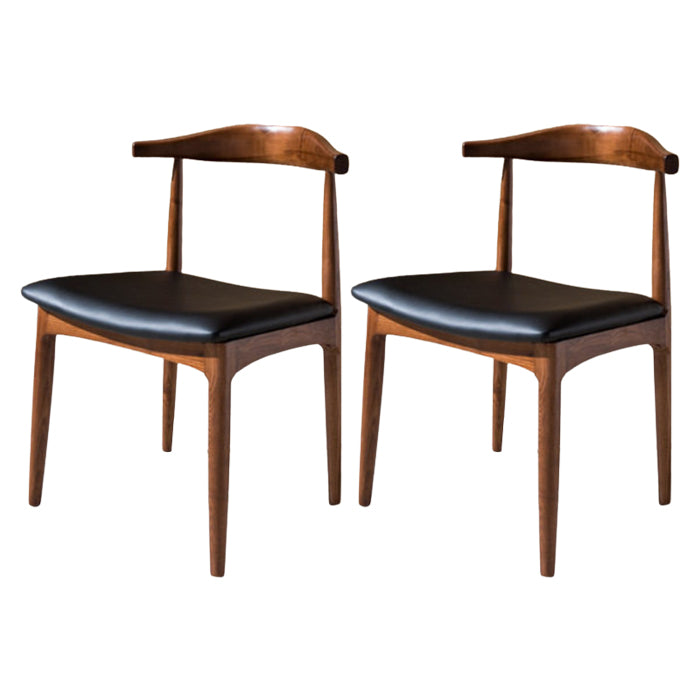 Modern 1/2/3/4/5 Pieces Dining Set Rectangle Solid Wood Legs Dinette Set in Natural