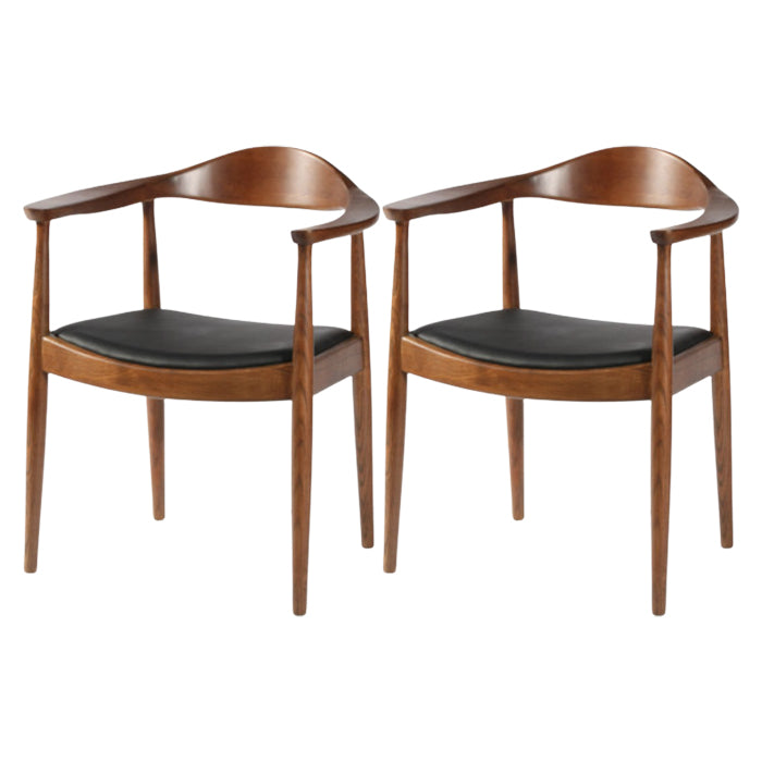 Modern 1/2/3/4/5 Pieces Dining Set Rectangle Solid Wood Legs Dinette Set in Natural