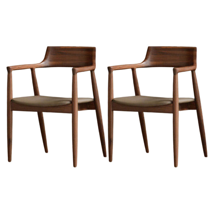 Modern 1/2/3/4/5 Pieces Dining Set Rectangle Solid Wood Legs Dinette Set in Natural