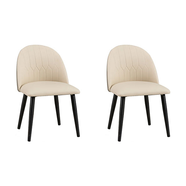 Modern 1/2/5 Pieces Dining Set  Acrylic Base Double Pedestal Dinette Set