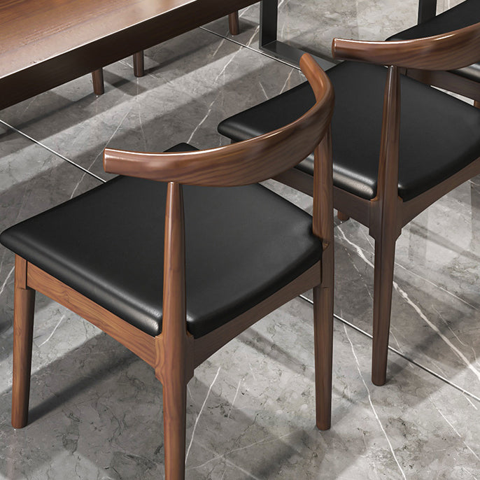 Industrial 1/2/5/7 Pieces Dining Set Solid Wood Top Dinette Set with Black Base