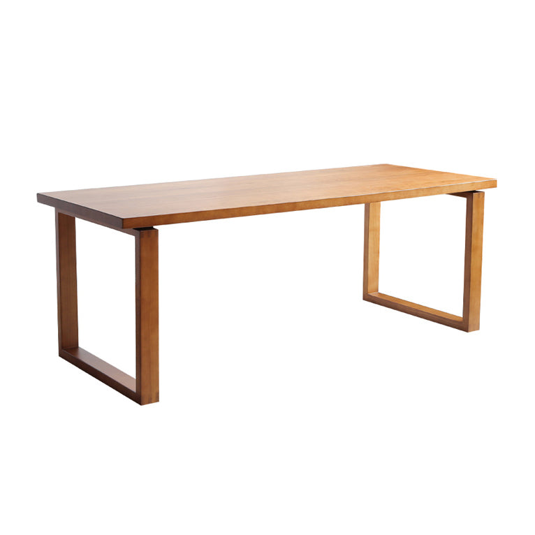 Modern Natural Dining Set 1/2/3/5 Pieces Rectangle Indoor Solid Wood Dinette Set