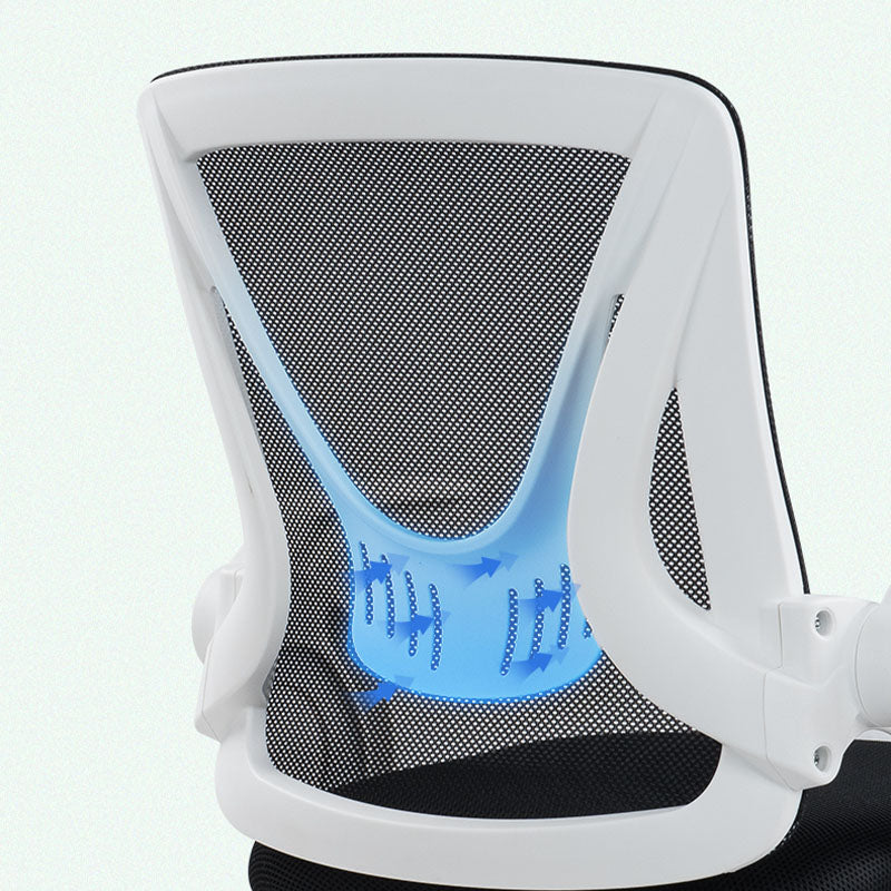 Mid Back Mesh Office Chair Adjustable Armrest Desk Chair with Wheels