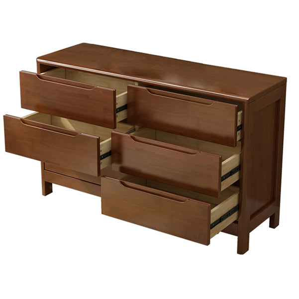Contemporary Chest Legs Included Solid Wood Chest with Drawers for Bedroom