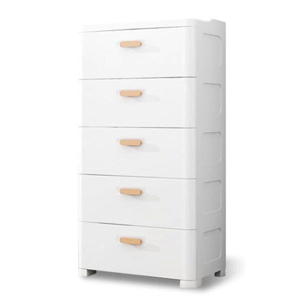 Contemporary Lingerie Chest Plastic Chest with Drawers for Bedroom
