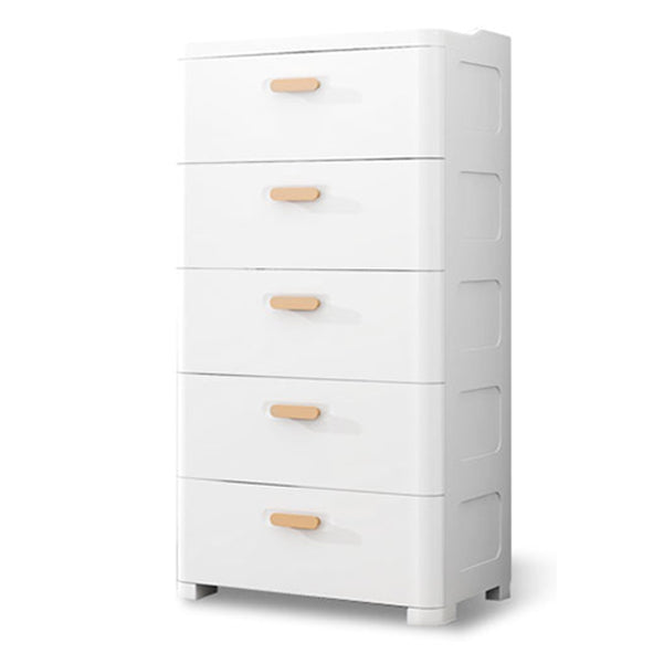 Contemporary Lingerie Chest Plastic Chest with Drawers for Bedroom