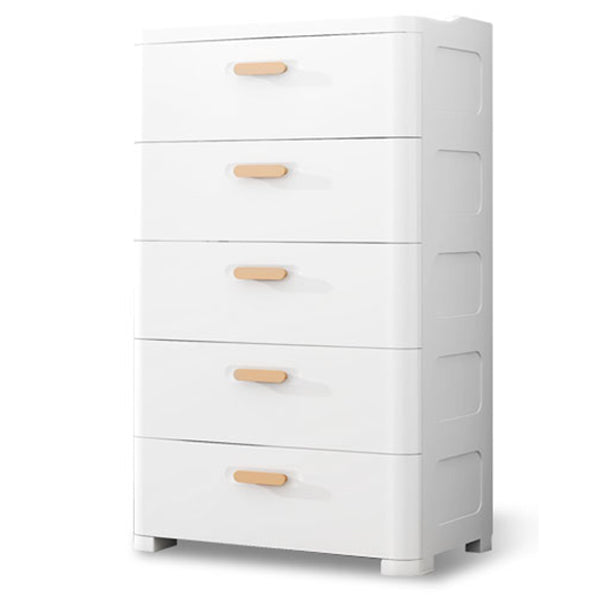 Contemporary Lingerie Chest Plastic Chest with Drawers for Bedroom