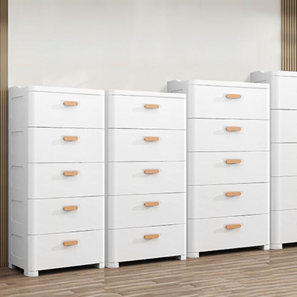 Contemporary Lingerie Chest Plastic Chest with Drawers for Bedroom