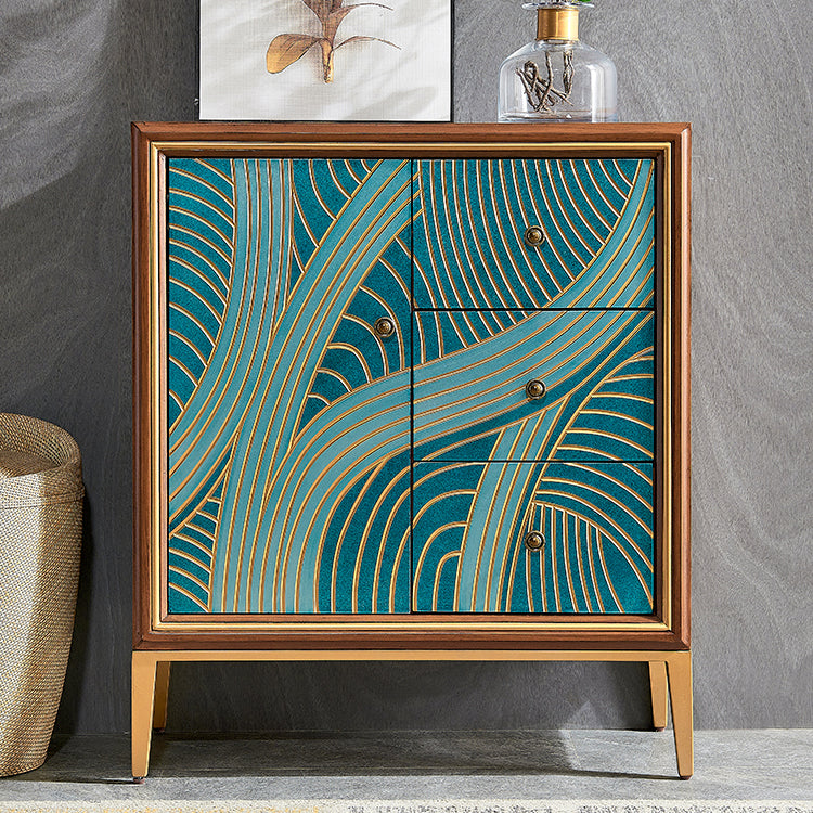 Lingerie Chest with Wood Top and Legs Chest with Drawers for Bedroom