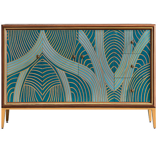 Lingerie Chest with Wood Top and Legs Chest with Drawers for Bedroom