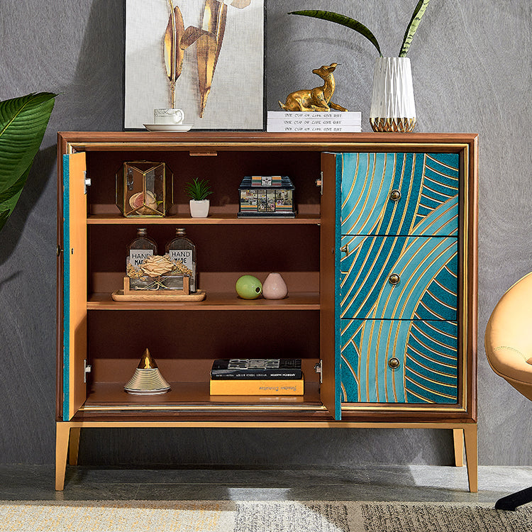 Lingerie Chest with Wood Top and Legs Chest with Drawers for Bedroom
