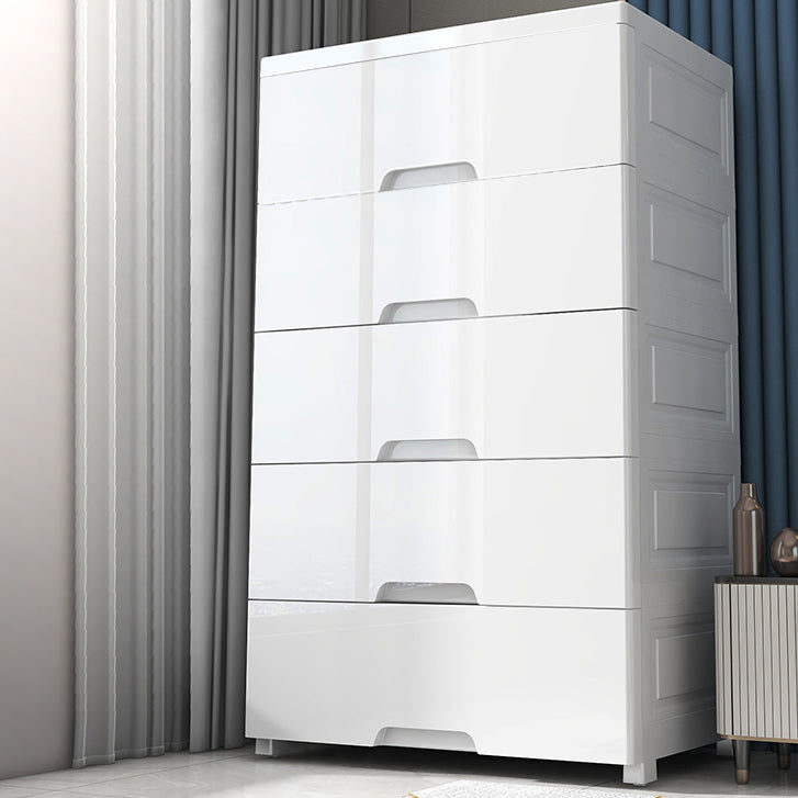 Contemporary Lingerie Chest Plastic Chest with Drawers for Bedroom