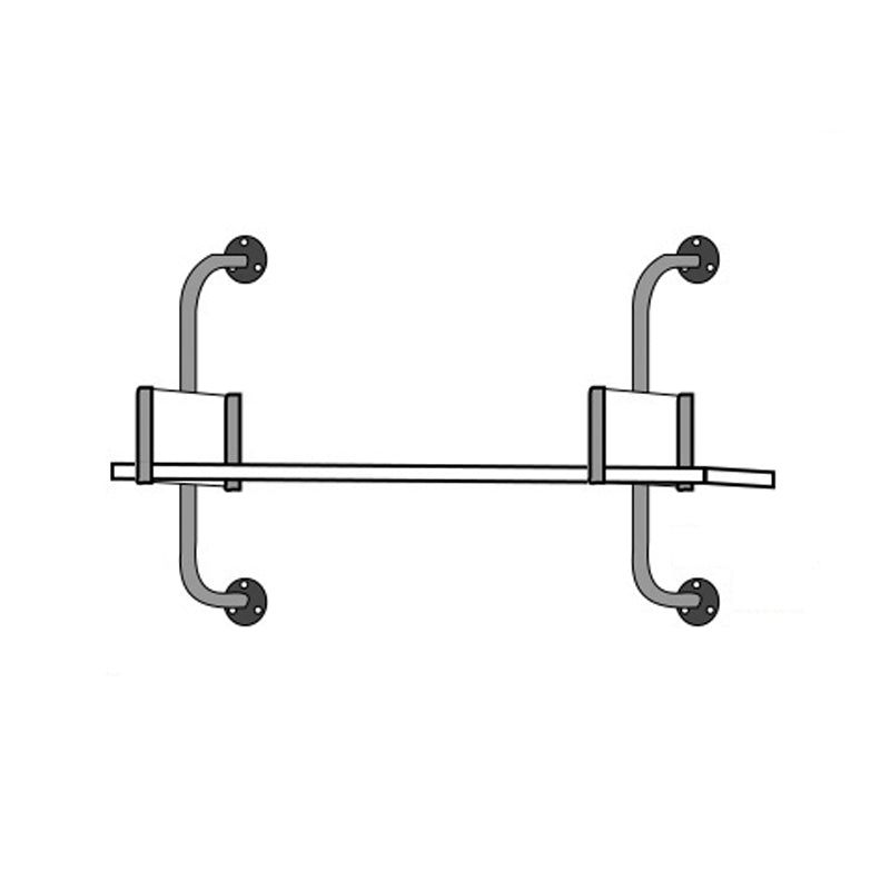 Modern Wooden Wall Mounted Bookshelf Floating Storage Bookcase