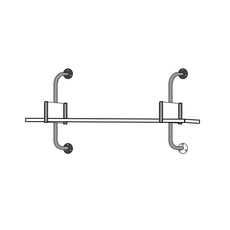 Modern Wooden Wall Mounted Bookshelf Floating Storage Bookcase