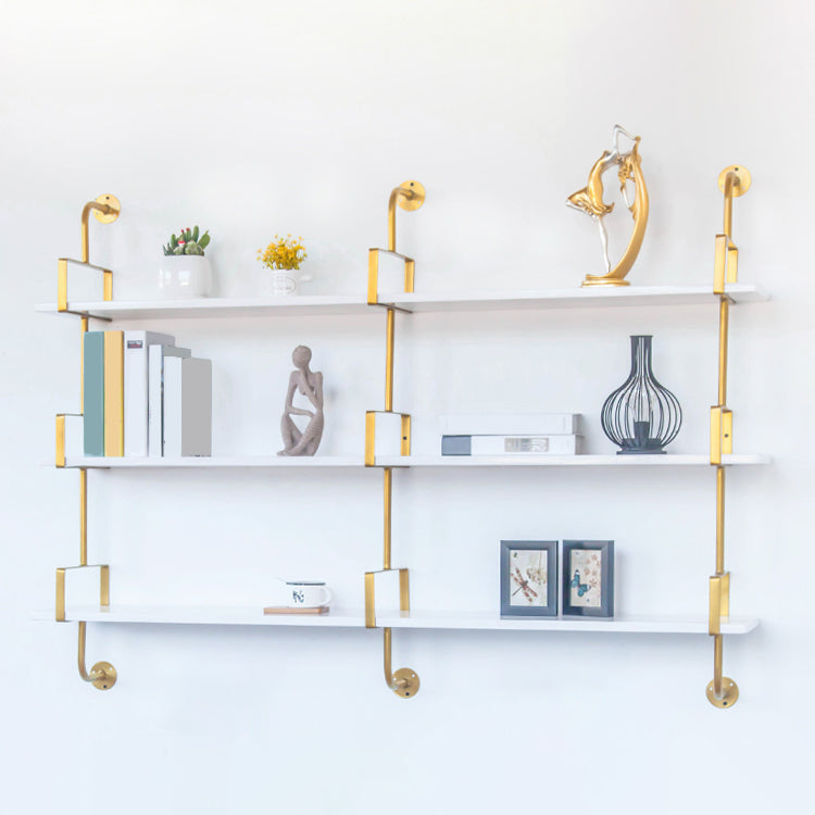 Modern Wooden Wall Mounted Bookshelf Floating Storage Bookcase