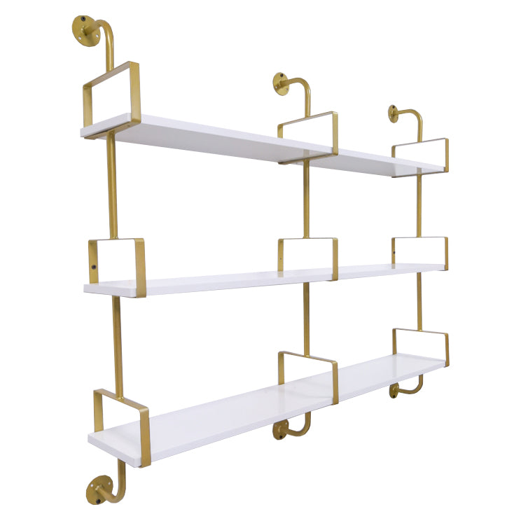 Modern Wooden Wall Mounted Bookshelf Floating Storage Bookcase