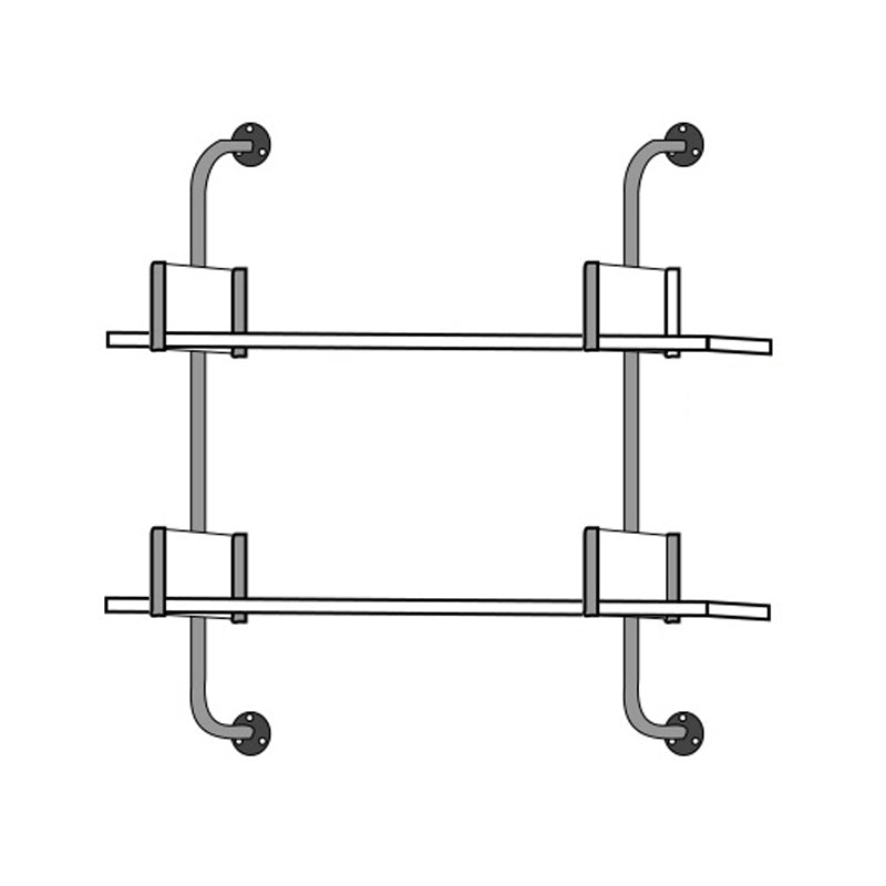 Modern Wooden Wall Mounted Bookshelf Floating Storage Bookcase