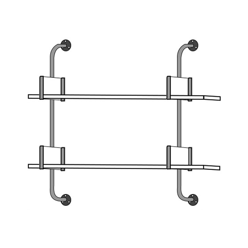 Modern Wooden Wall Mounted Bookshelf Floating Storage Bookcase