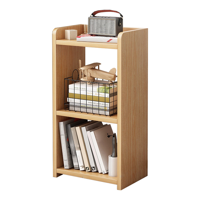 Wooden Open Back Bookcase Modern Home Etagere Storage Bookshelf