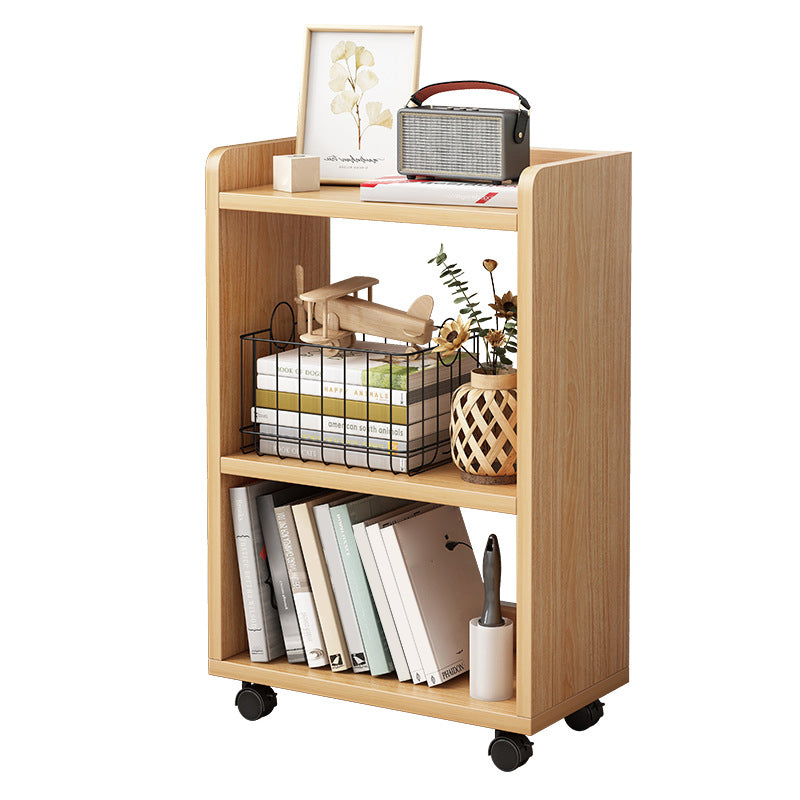 Wooden Open Back Bookcase Modern Home Etagere Storage Bookshelf