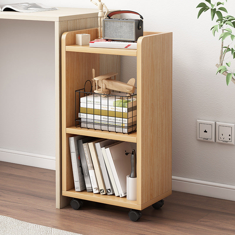 Scandinavian Geometric Book Shelf Wood Office Shelf Bookcase