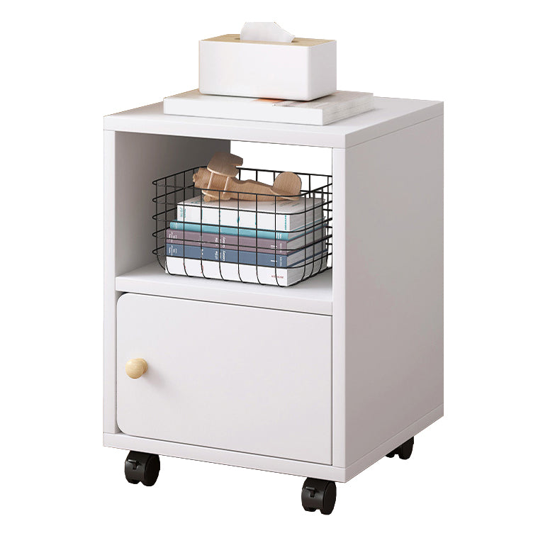 Scandinavian 13.38" Wide Bookcase Wood Removable Standard Bookshelf