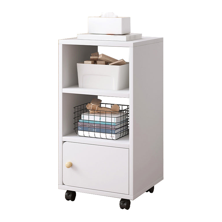 Scandinavian 13.38" Wide Bookcase Wood Removable Standard Bookshelf