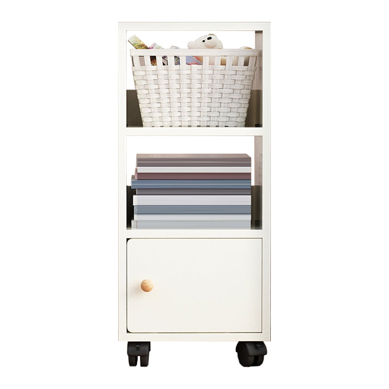 Scandinavian 13.38" Wide Bookcase Wood Removable Standard Bookshelf